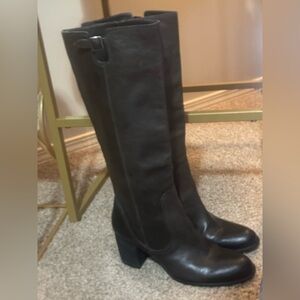 Vince Camuto Dark Gray Heeled Boots